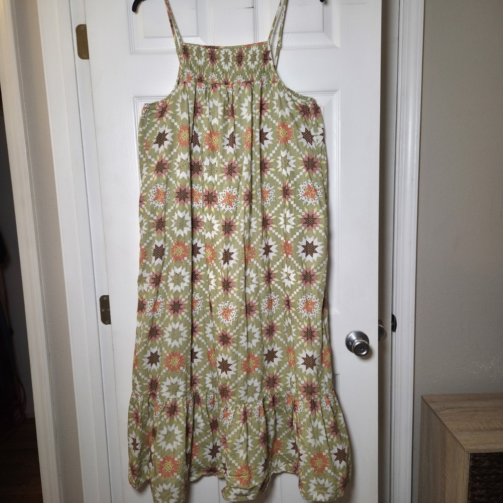 Universal Thread sz‎ XXL flowy maxi sundress retro hippie boho casual 100 cotton
